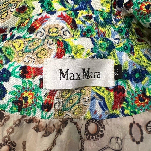 MaxMara Italian Vibrant Multicolor Blazer - Picture 3 of 11